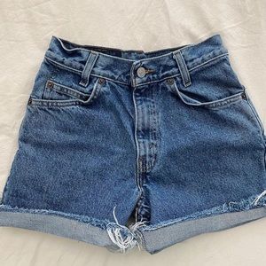 denim vintage 550 levi shorts